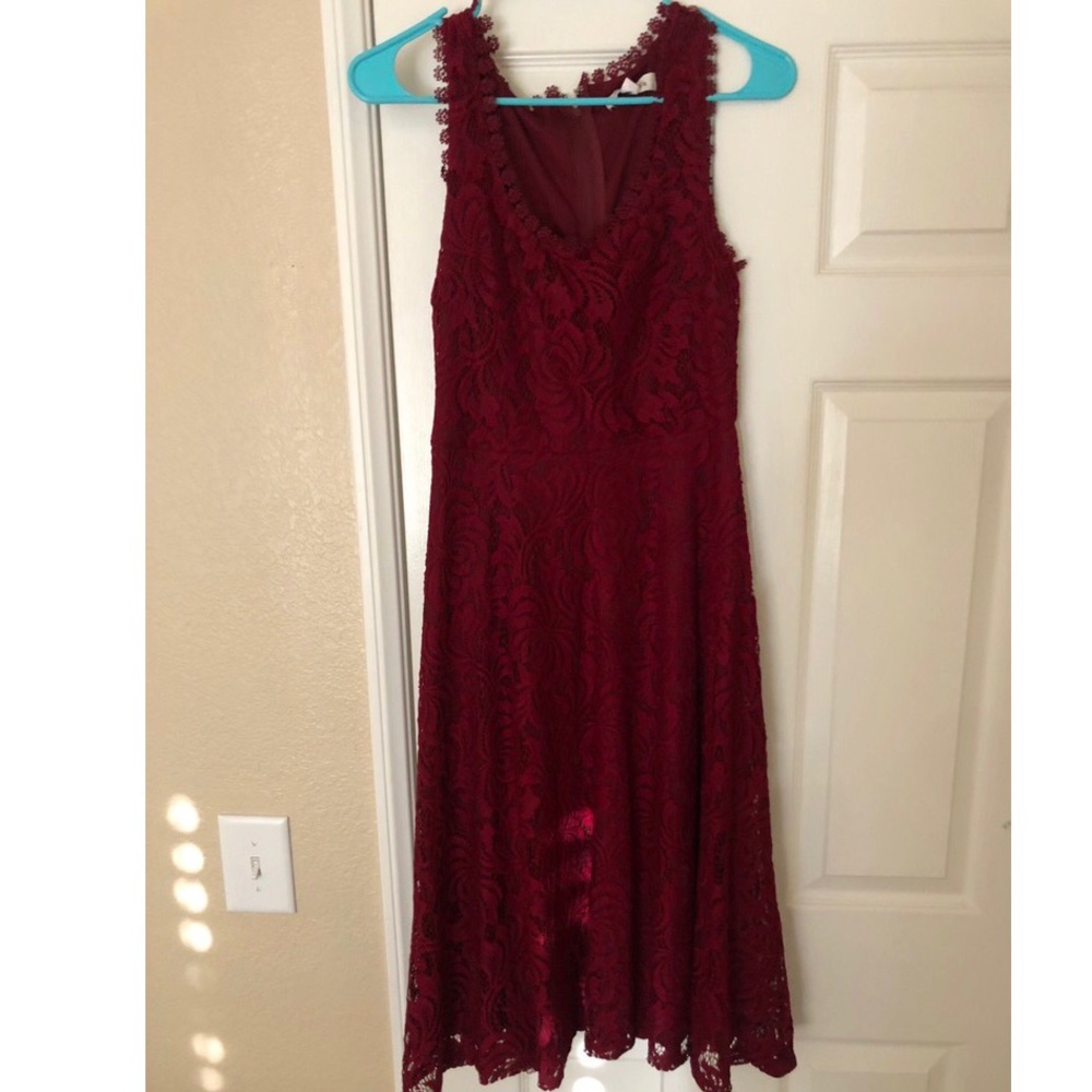 Red Lace Dress